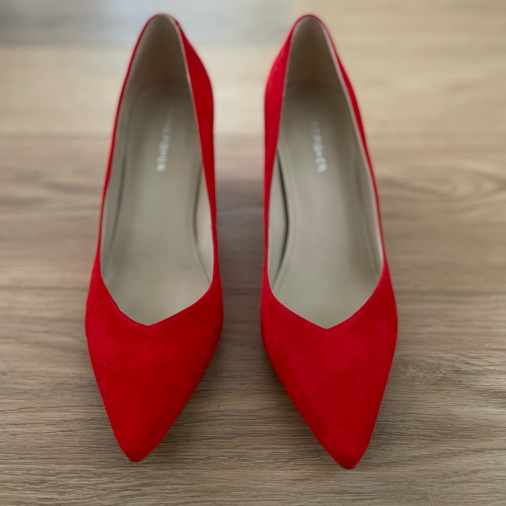 Marc Fisher Zala Block Heel Pointy Toe Pumps